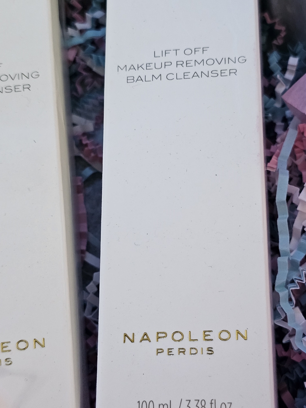 Napoleon Perdis Lift Off Makeup Removing Balm Cleanser — White & Gold Accents